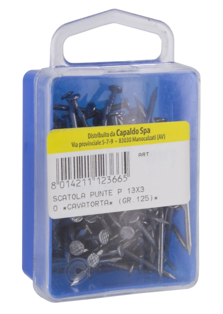 Sc Scatola Chiodi Cambrette 16 x 30 Cavatorta 125 g 5 Pezzi