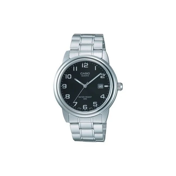 Orologio casio mtp 1221a 1aveg collection silver e black