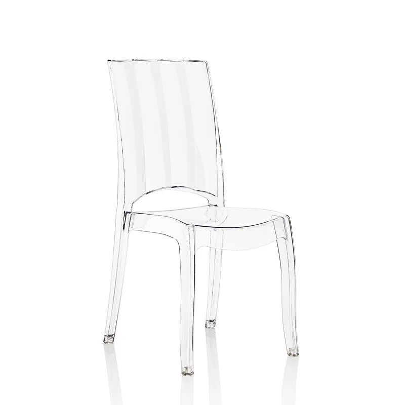 Set 4 sedie MILA | Trasparente