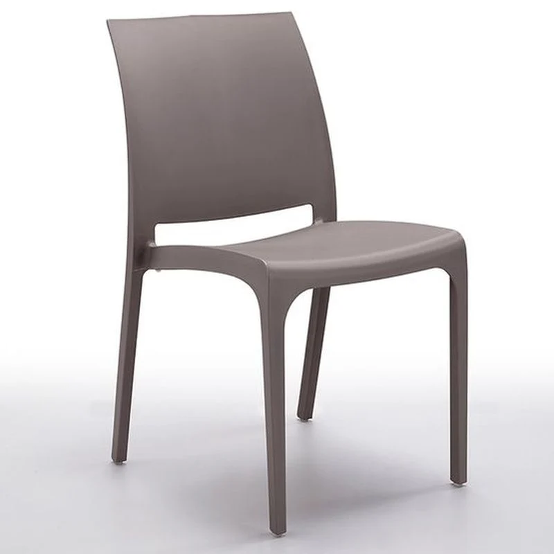 Sedia Volga Tortora – Set 4 pezzi – Arredo Esterno