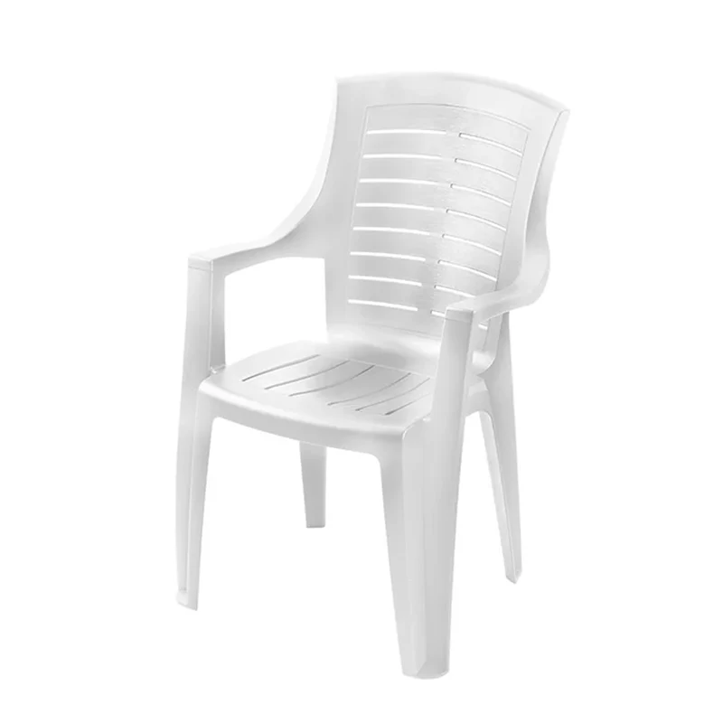 Poltrona In Resina Impilabile Talia Bianca - Arredo Esterno