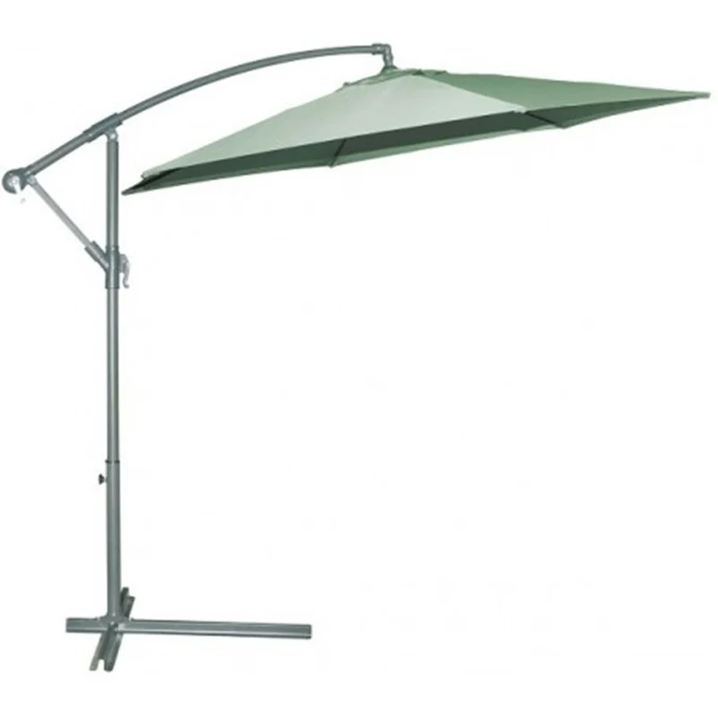 Ombrellone Alluminio Laterale Verde 300cm - Arredo Esterno