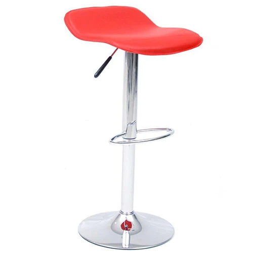 Sgabello in Similpelle Rosso Design Moderno per Bar Casa Cucina Pub
