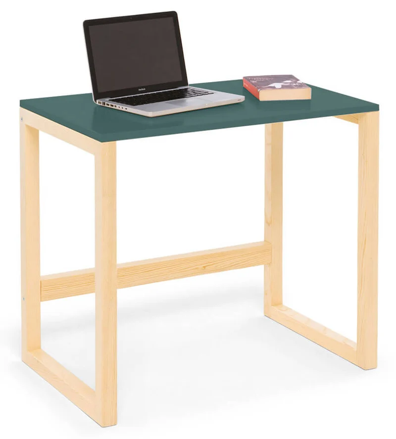 Scrivania in Legno Piano in MDF Laccato Fumer Dadà 80 Verde