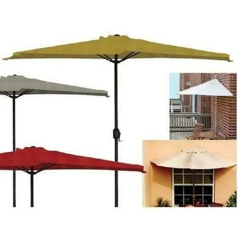 Ombrellone Alluminio da muro Mezzaluna - Arredo Esterno