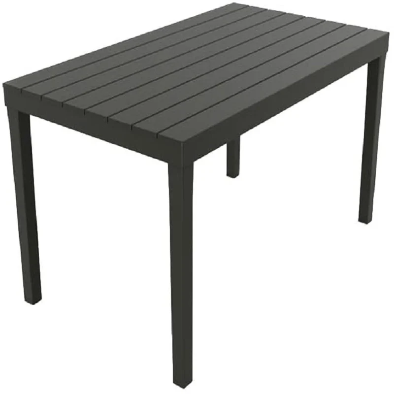 Tavolo Sumatra con doghe Colore Antracite- Arredo da Esterno