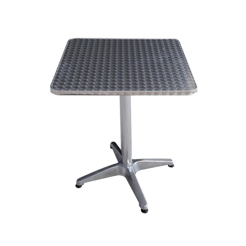 Tavolo Alluminio Esterno Quadrato 60x60 - Ideale per Bar e HoReCa