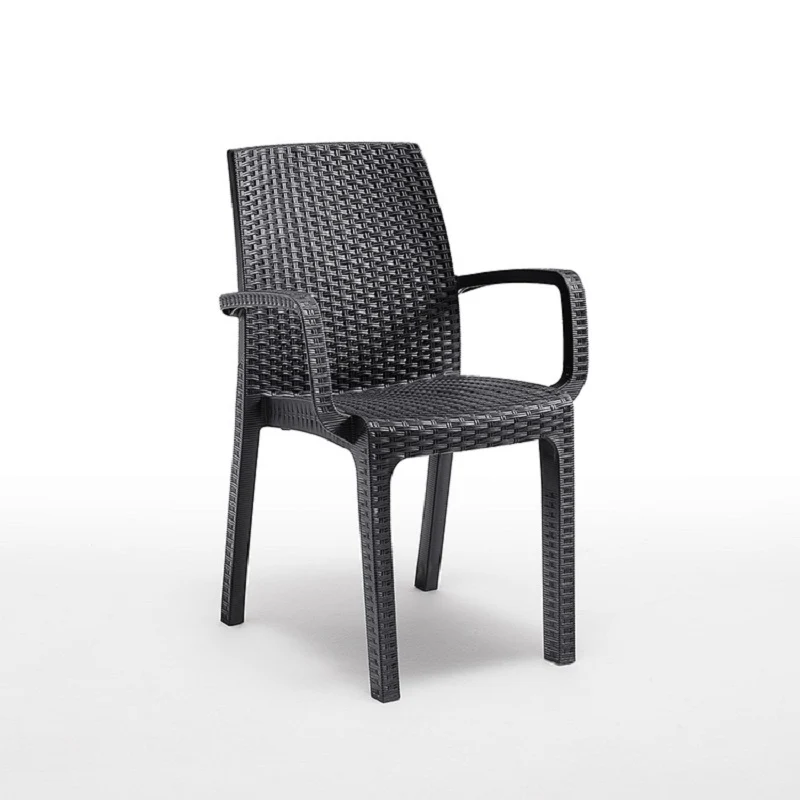 Sedia Verona con Braccioli Antracite - Arredo Esterno