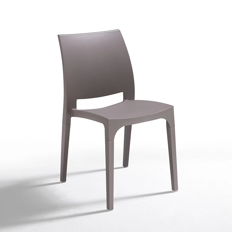 Sedia Love Impilabile Tortora - Set 4 Sedie - Arredo Esterno