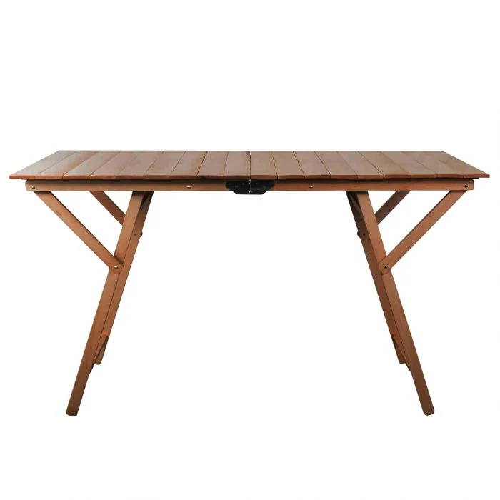 Tavolo da Giardino Pieghevole in legno 70 x 133