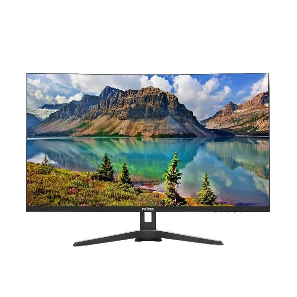 Nilox curved monitor 32" ips led 2560x1440 px 75 Hz 4W 3 hdmi 1 ms NXMMIPS32CRVD black nero