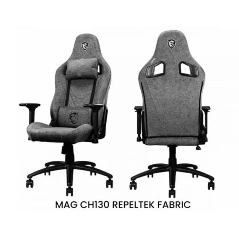 MSI Sedia Gaming Schienale imbottito Inclinabile colore Grigio - MAG CH130 I FABRIC