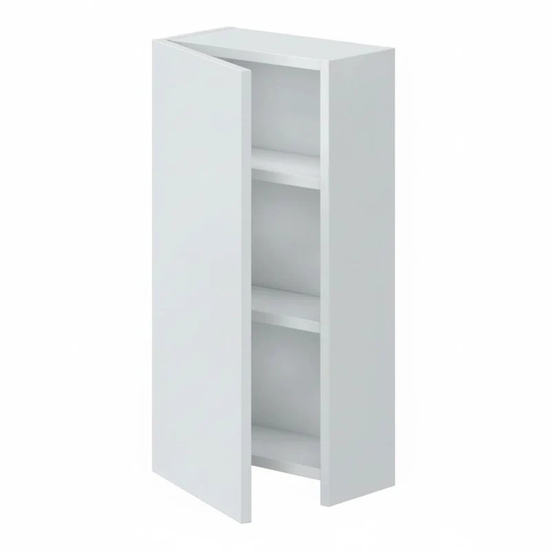 Pensile Bagno Sospeso Con Anta Reversibile E 2 Ripiani Regolabili Salvaspazio In Melaminico Per Bagni Moderni E Piccoli Spazi 60 X 30 X 16 Cm Colore Bianco