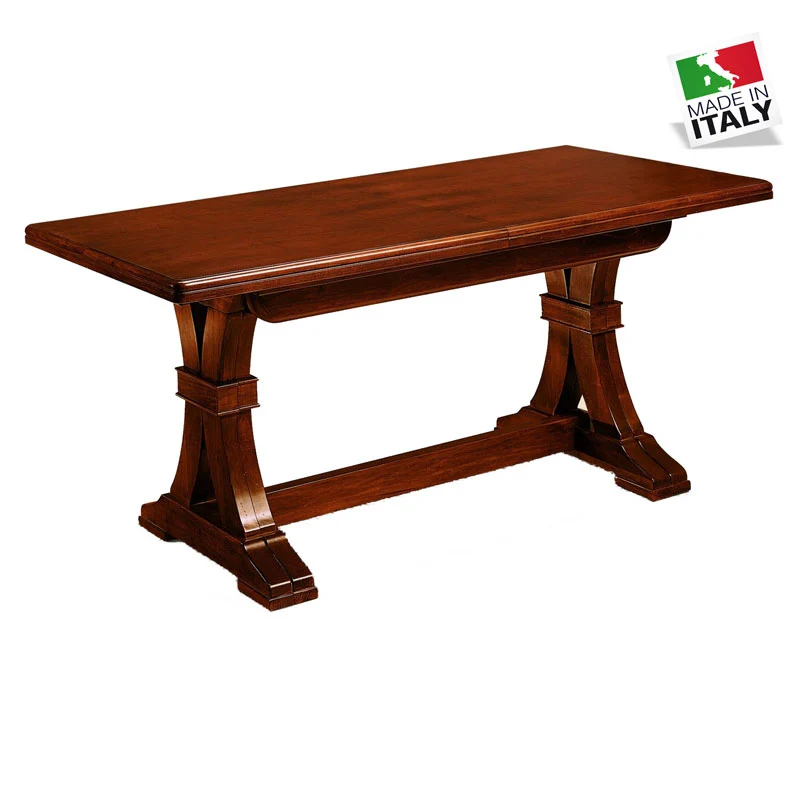 Tavolo Fratino Legno Noce Allungabile 100x180cm