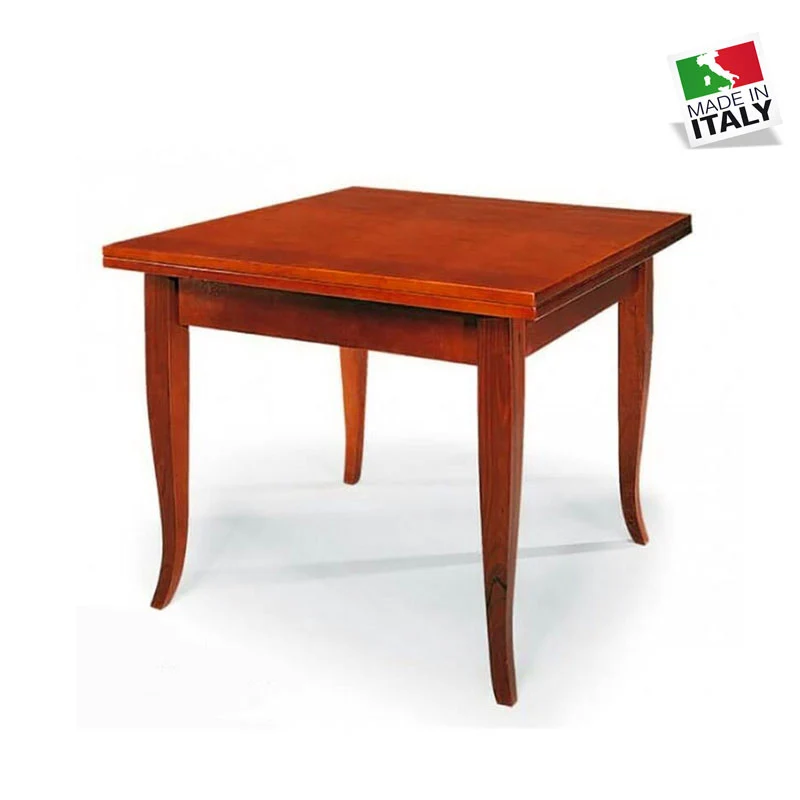 Tavolo Legno Ciliegio Apribile 90 x 90 cm