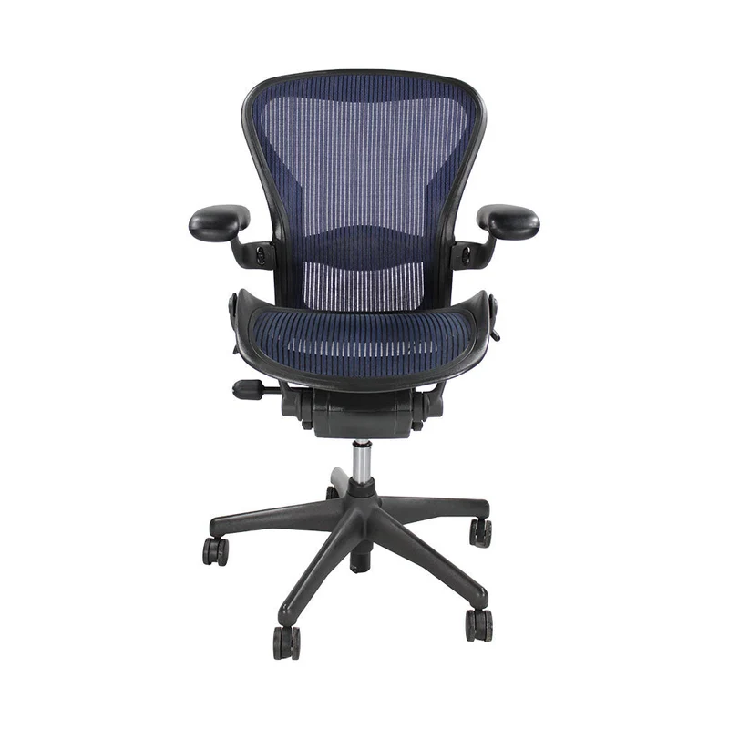 Herman Miller : Aeron - Size B - Full House (Blu scuro) - Ristrutturato