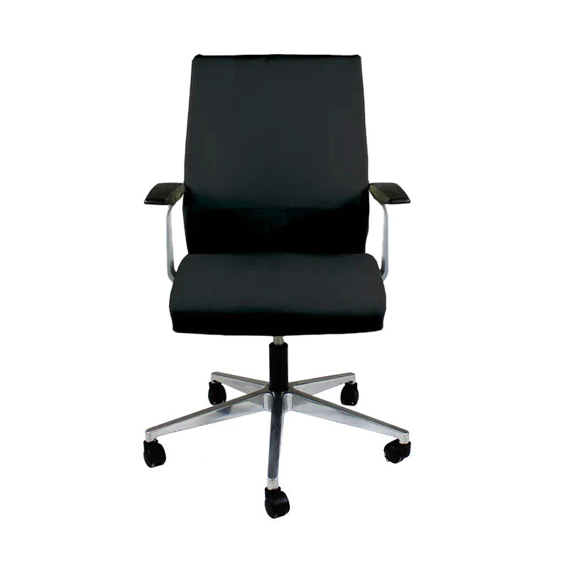 Steelcase : Think V2 Sedia da ufficio in tessuto nero - Ricondizionata