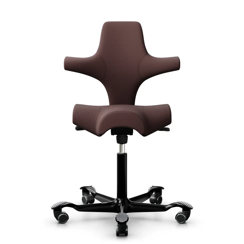 HAG Capisco 8106 - SC61186 Chestnut / Black / 200 mm / Universal Wheels