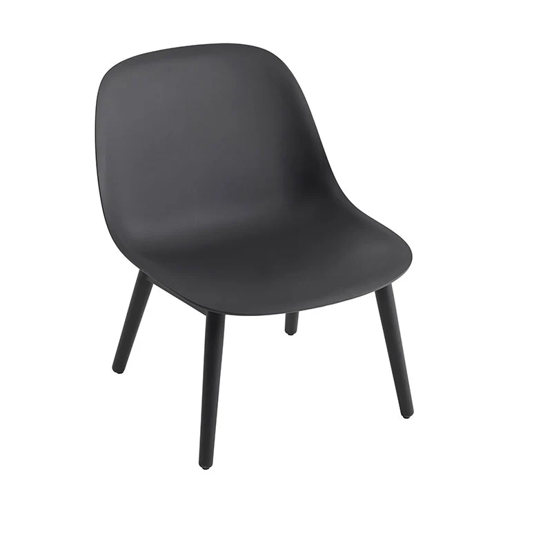 Fiber Lounge Chair - Base in legno
