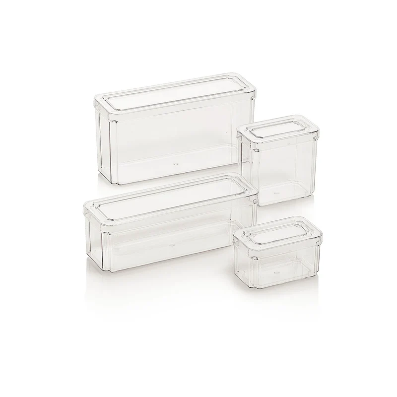 Set 4 contenitori con coperchio KIN