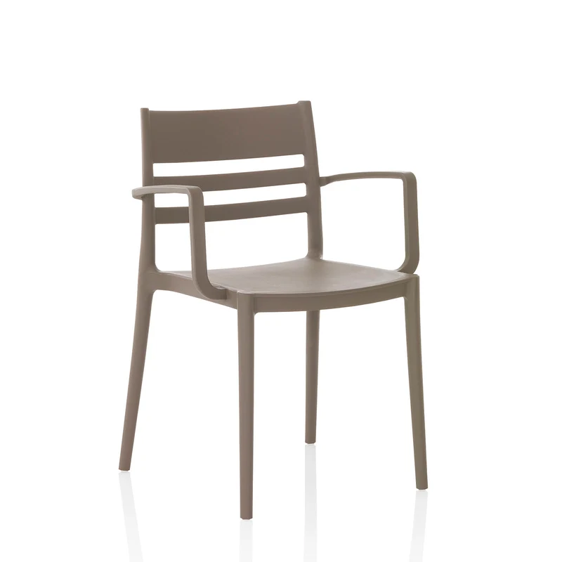 Set 4 sedie con braccioli da interno/esterno CLYDE
