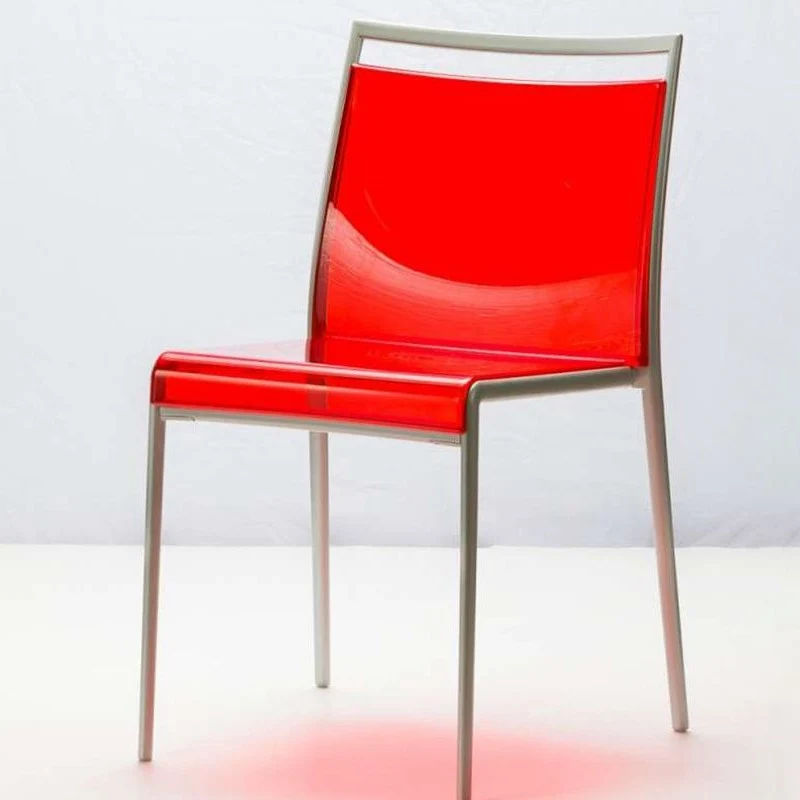 Sedia Rossa Trasparente Bonaldo