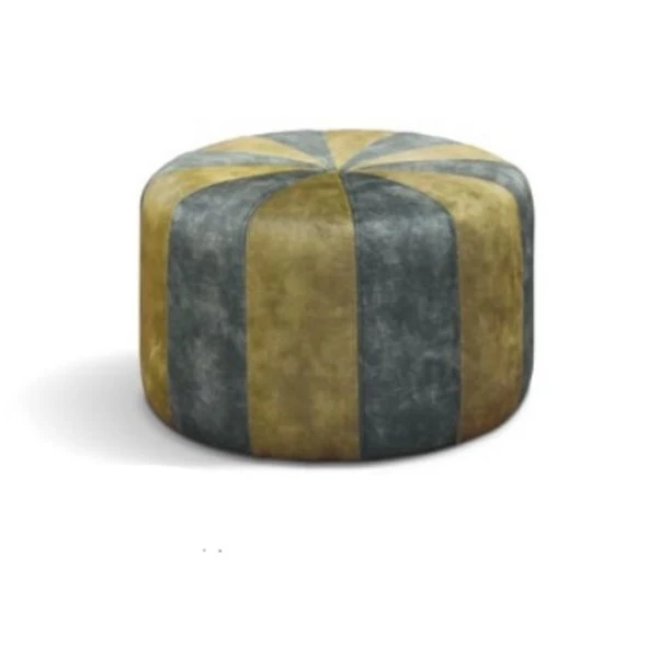 Pouf Grigio e Verde 2071