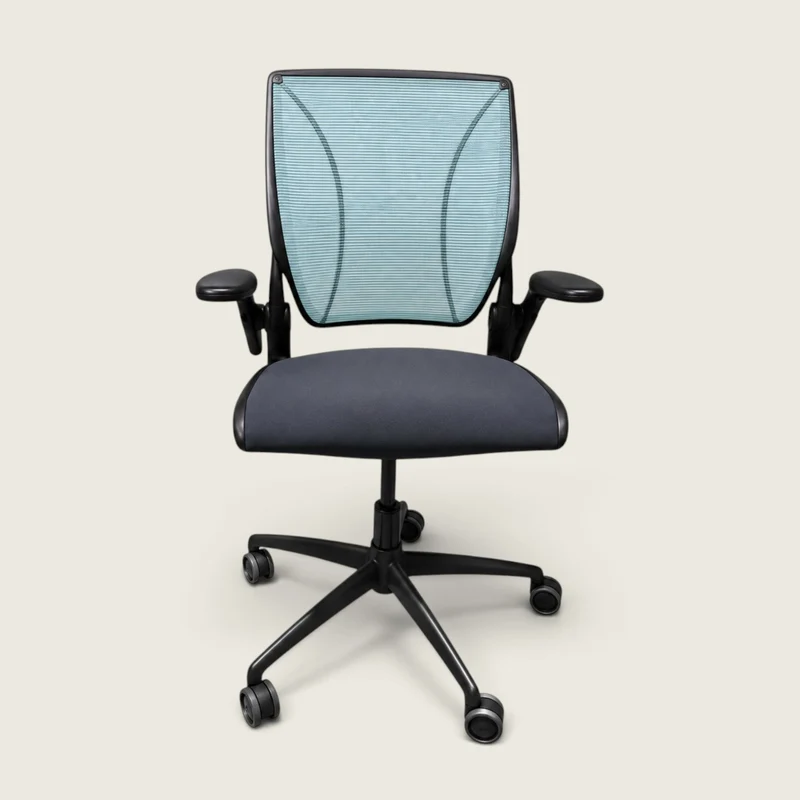 Humanscale : Diffrient World Sedia da ufficio in rete blu - Ricondizionata