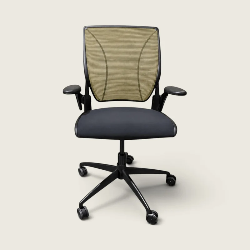 Humanscale : Diffrient World Sedia da ufficio in rete gialla - Ricondizionata