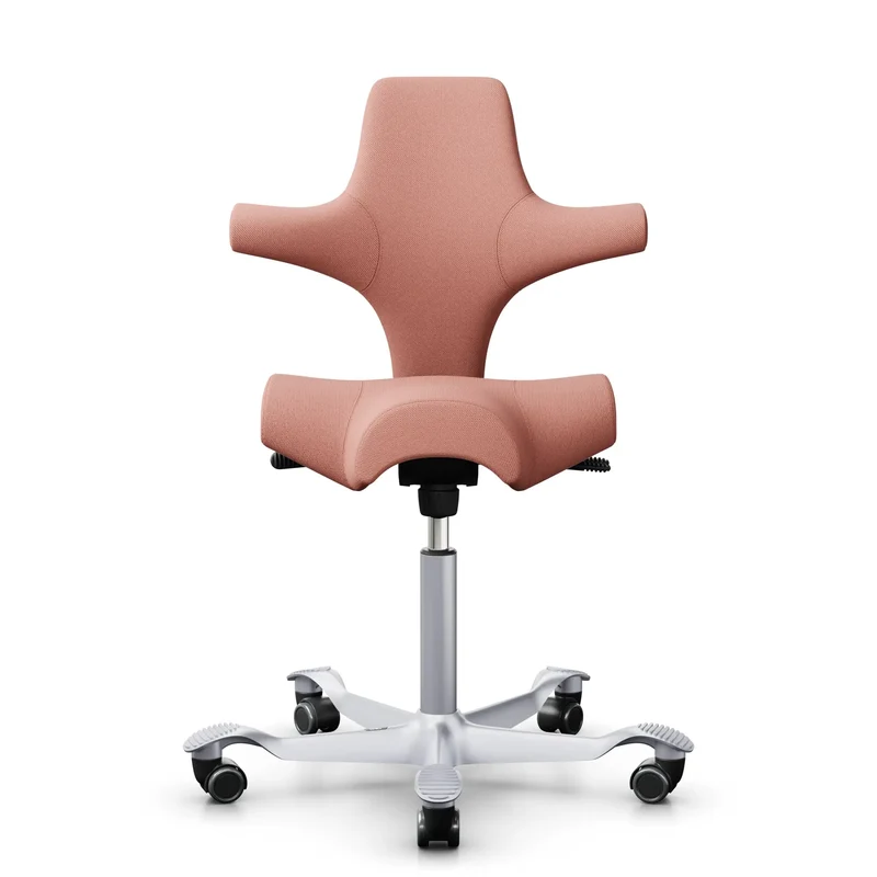 HÅG Capisco 8106 - SC64213 Light Blush / Silver / 200 mm / Universal wheels