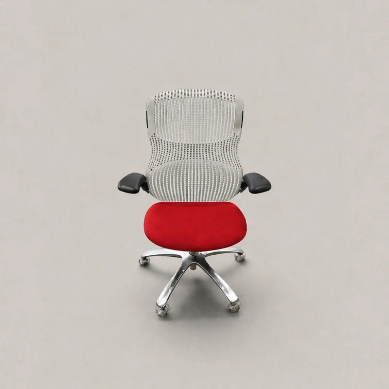 Knoll : Generation - Sedia da ufficio rossa - Ricondizionata