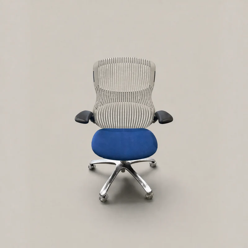Knoll : Generation - Sedia da ufficio blu - Ricondizionata