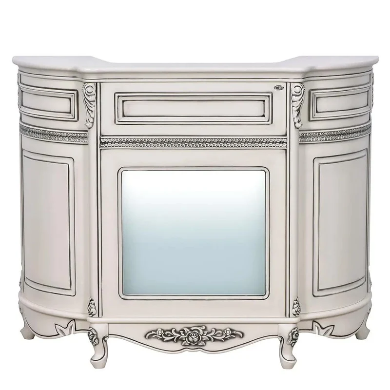 Salon Reception Desk Vintage Revival II - LED Illumination