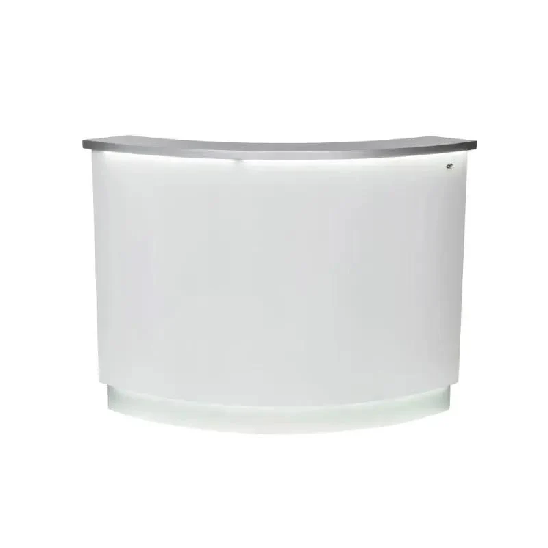 Barbershop Salon Reception Desk with LED Lighting - Janus