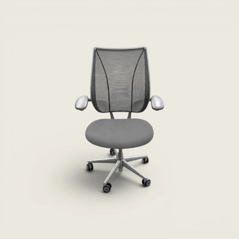 Humanscale : Liberty Sedia da ufficio in tessuto grigio - Ricondizionata