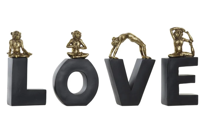 Statuette Love Scimmie