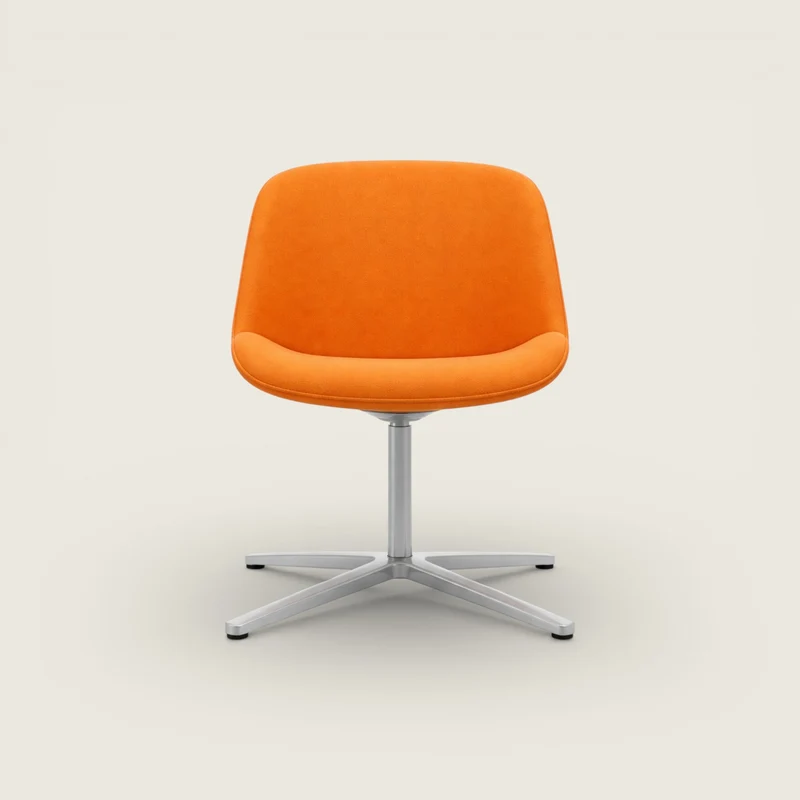 Orangebox: Arancione - Sedia girevole su binario: - Ristrutturata