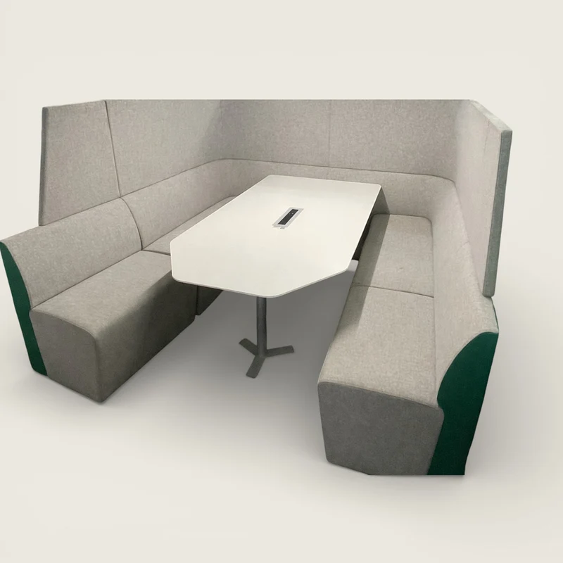 Orangebox: cabina con schienale alto Away from Desk in grigio - rinnovata
