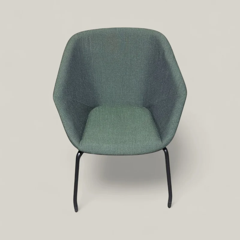 Allermuir : Poltrona FortySeven Green Lounge/Visitor - Ristrutturata