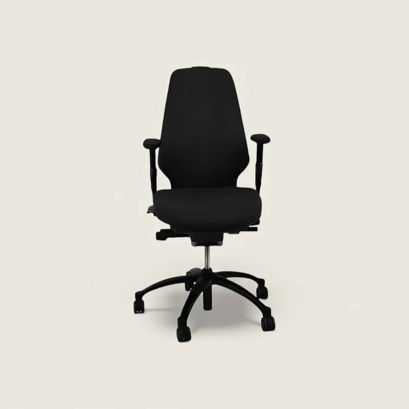 RH Logic: sedia da ufficio ergonomica con schienale alto 400 nera - Ristrutturata
