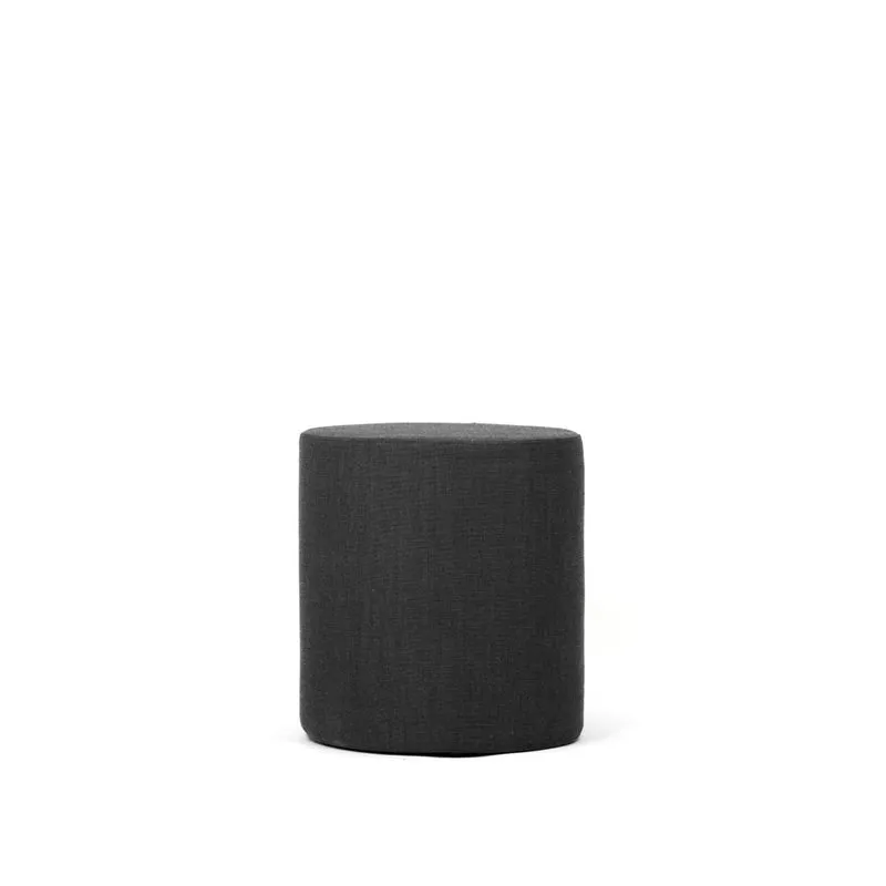 Connection : Pouf/sgabello Bend in tessuto nero - Ristrutturato