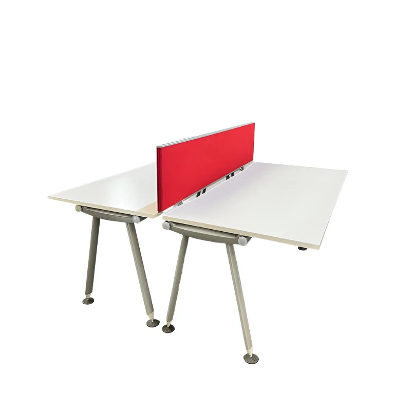 Herman Miller : Abak Bancone ovale con 2 scrivanie - Ristrutturato