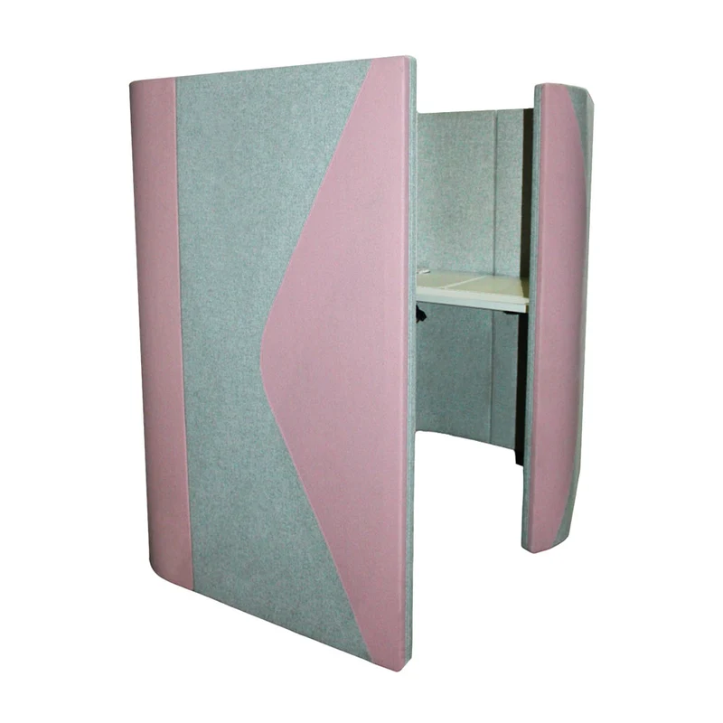 Allermuir : Pod Haven Solo in tessuto grigio/rosa - Ricondizionato