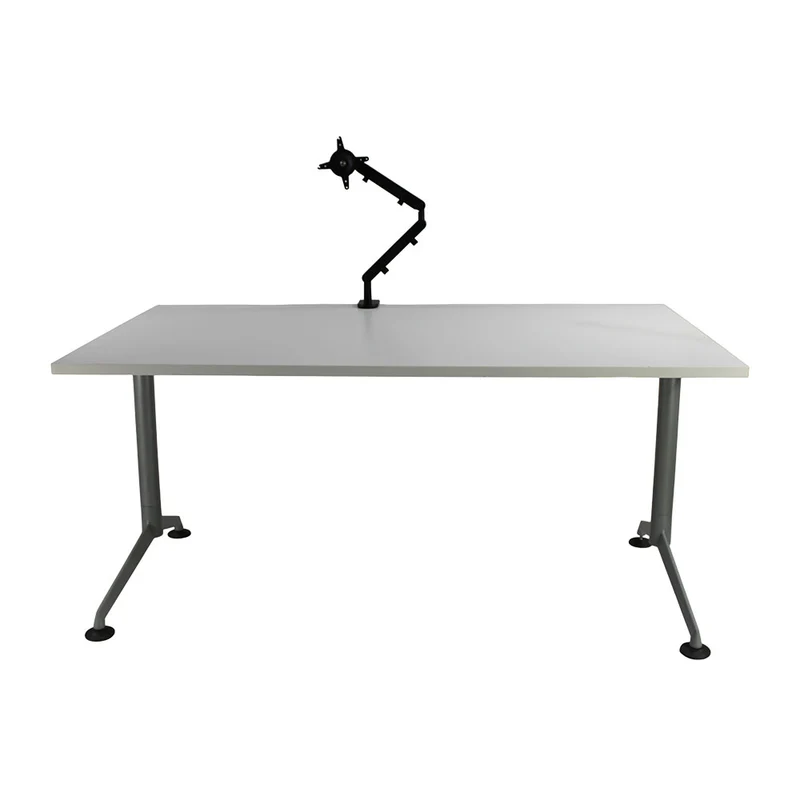 Herman Miller : Abak Scrivania singola a due gambe & ZGO Technologies: Braccio per monitor Z1 - Ricondizionato
