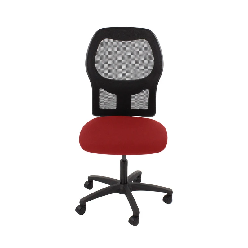 Ahrend Sedia da ufficio modello 160 in tessuto rosso senza braccioli - Ricondizionata