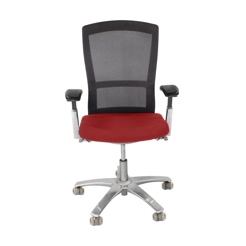 Knoll Sedia da ufficio Life Task Chair in tessuto rosso - Ricondizionata