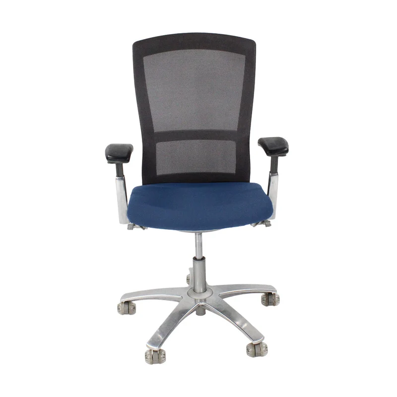 Knoll Sedia da ufficio Life Task Chair in tessuto blu - Ricondizionata