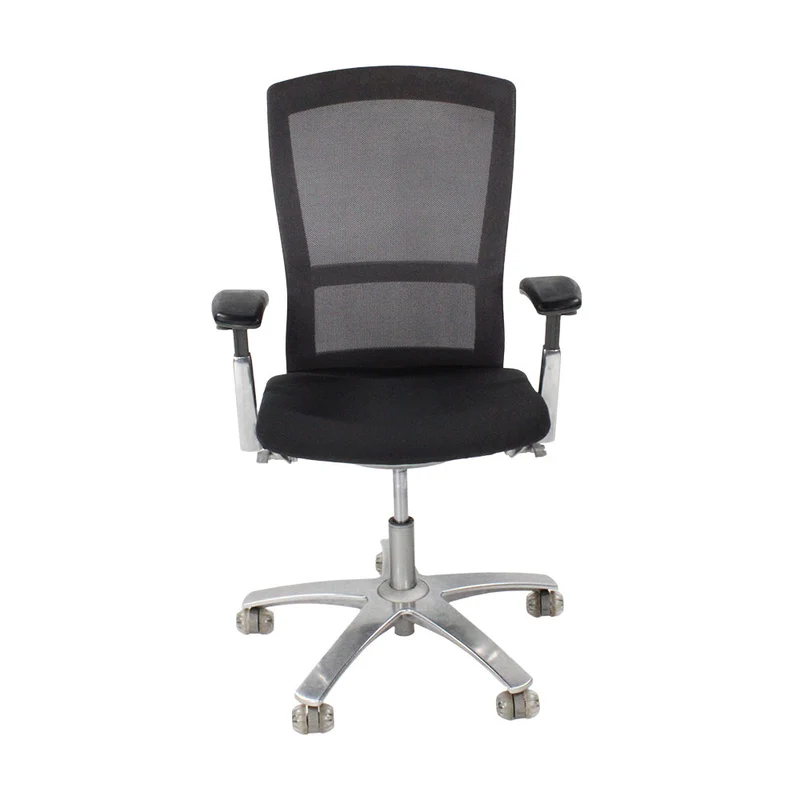 Knoll Sedia da ufficio Life Task Chair in tessuto nero - Ricondizionata