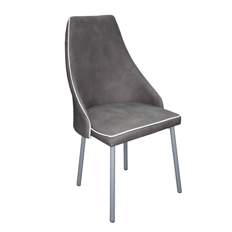 sedia imbottita in mozart gambe silver Elitte