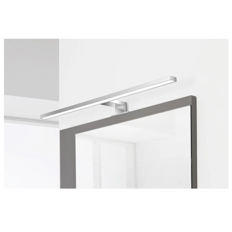 lampada led universale in ABS per specchio a filo o con pannello